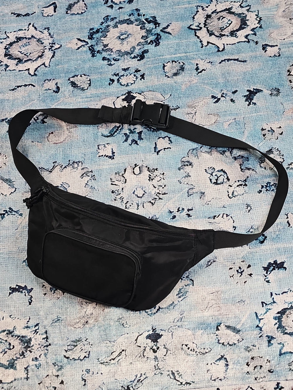 HM Black Polyester Waist Bag Fanny Pack‎ Adjustable Strap 0970245 6